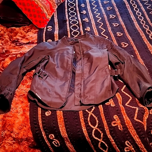 street & steel Jackets & Blazers - Womens 100% polyester motorcycle jacket.